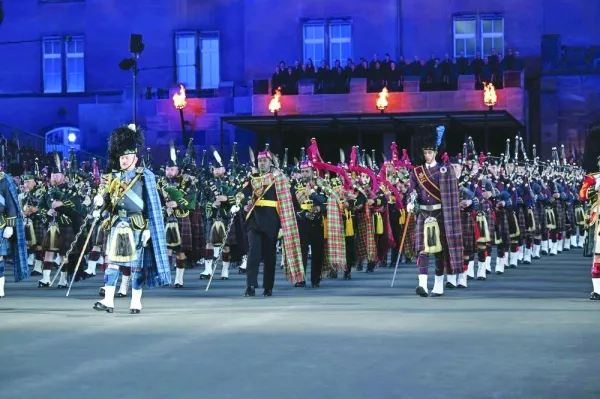 Оркестр Королевской гвардии Омана на фестивале Basel Tattoo.
